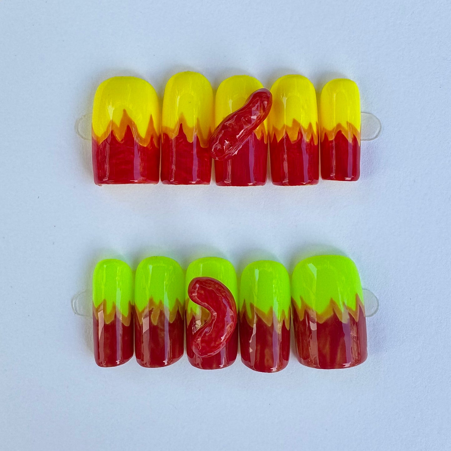 3D Hot Cheetos Press-Ons